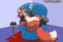 Pipe-in-the-easy-chair